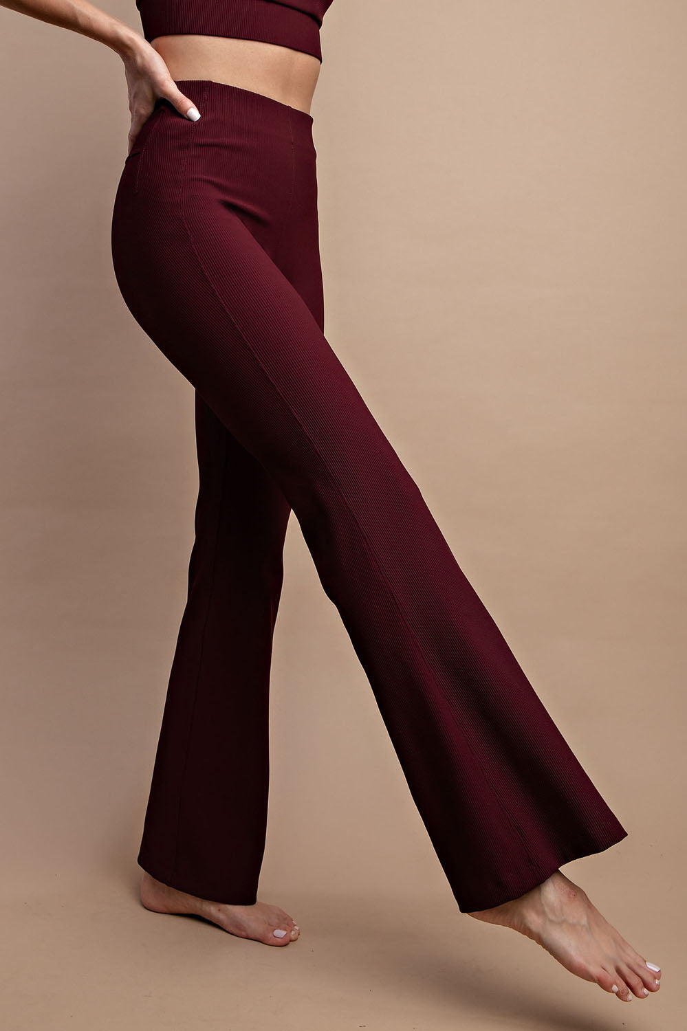 Rae Mode Rib Pintuck Leggings Pants