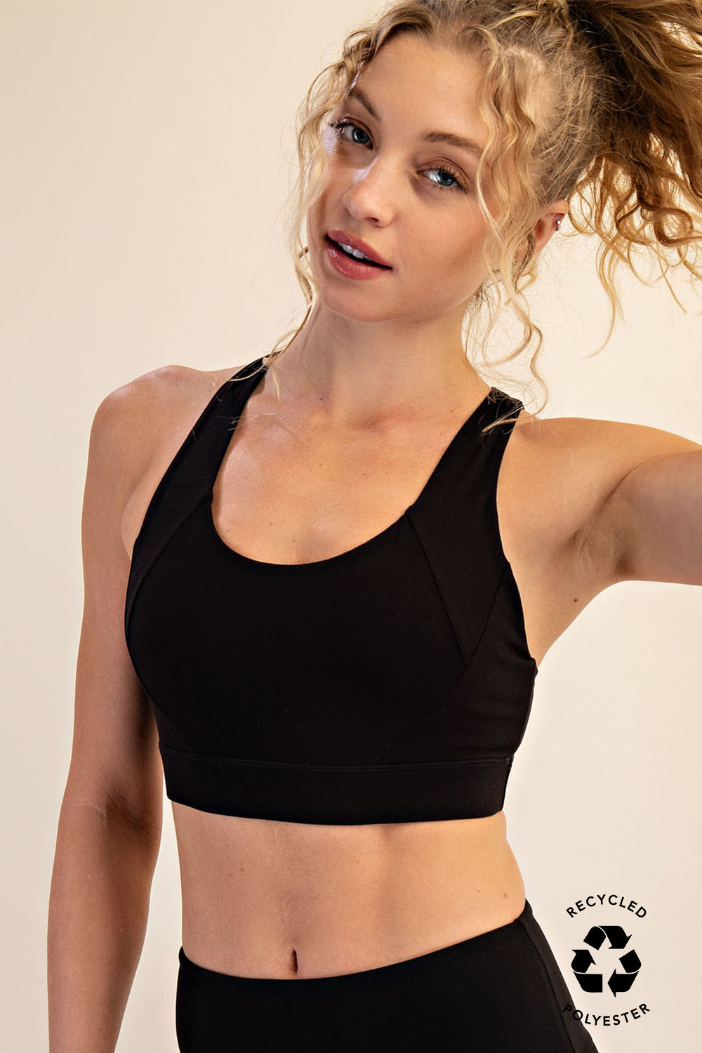Crisscross Padded Sports Bra