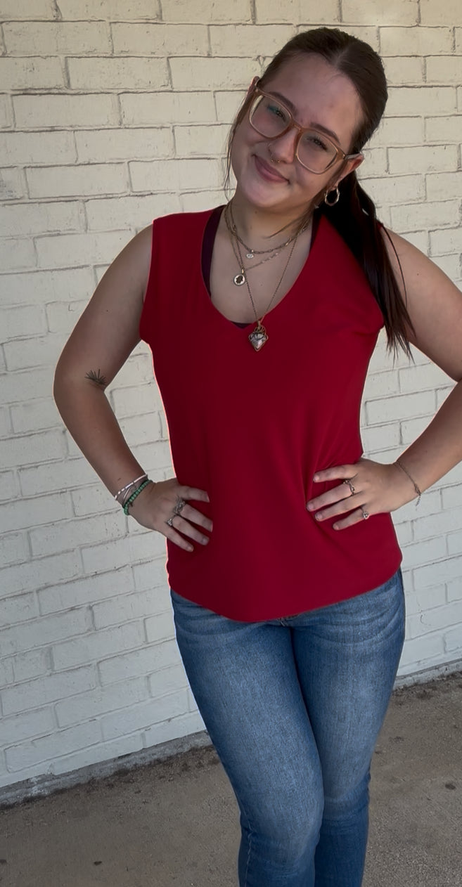 Gitane Red Camisole