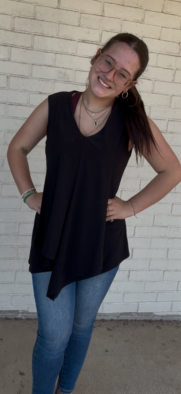 Gitane V Neck Tunic Sleveless