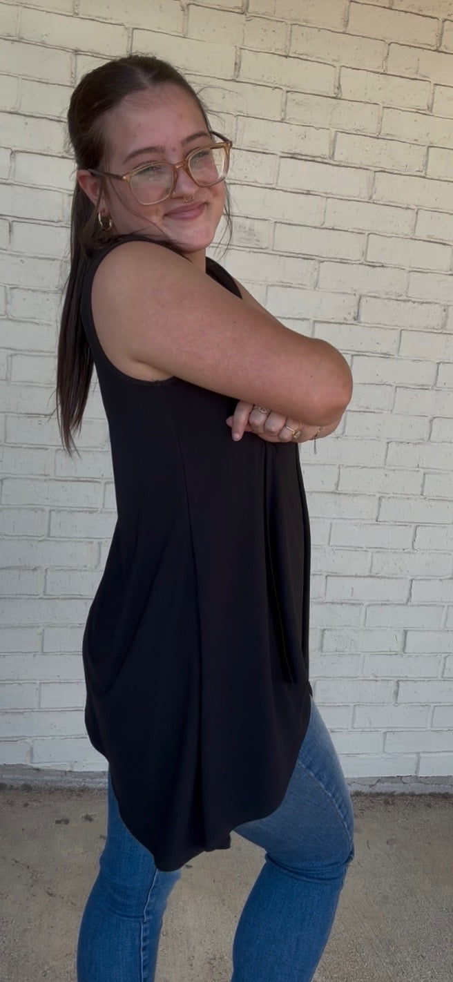 Gitane V Neck Tunic Sleveless