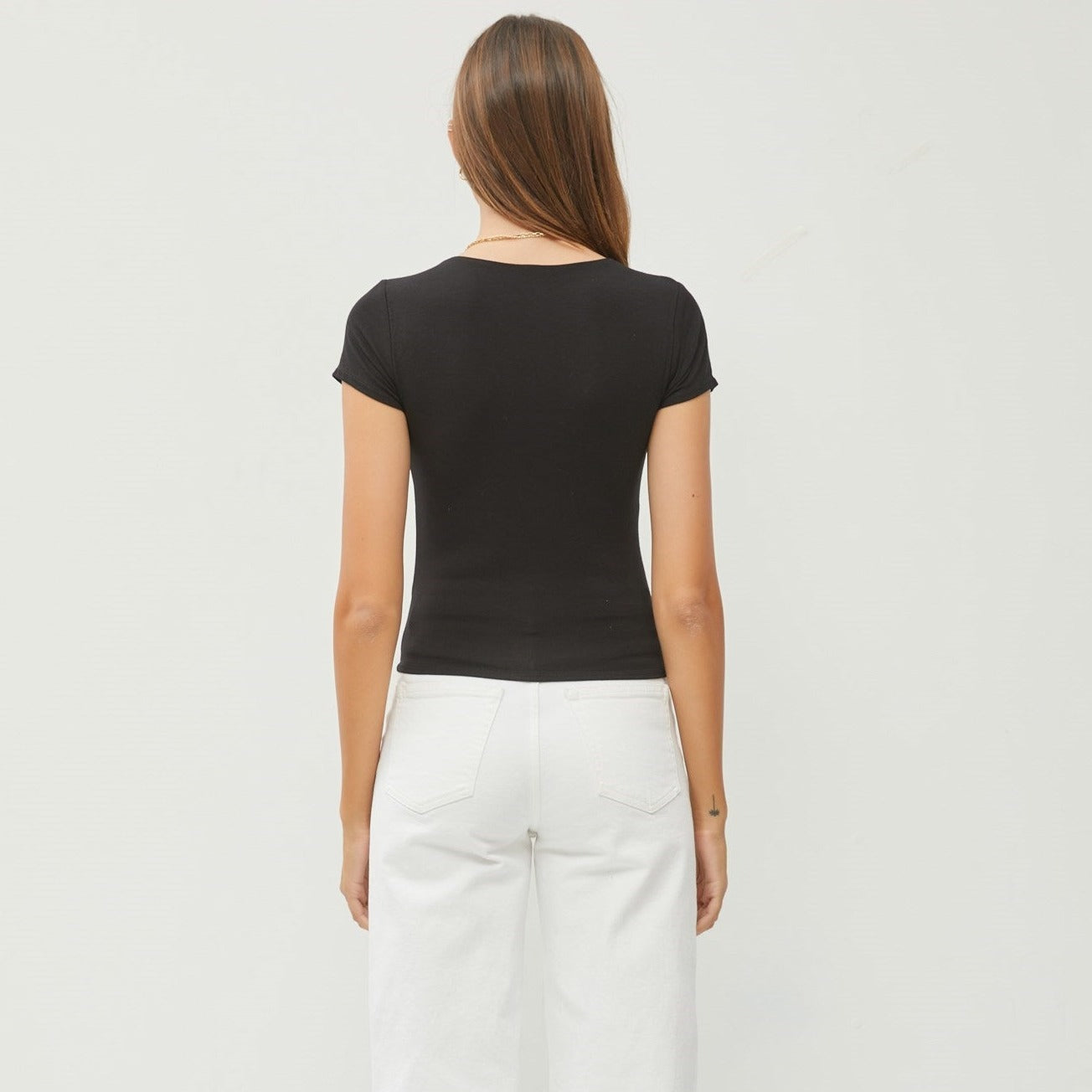Be Cool Square Neck Tee