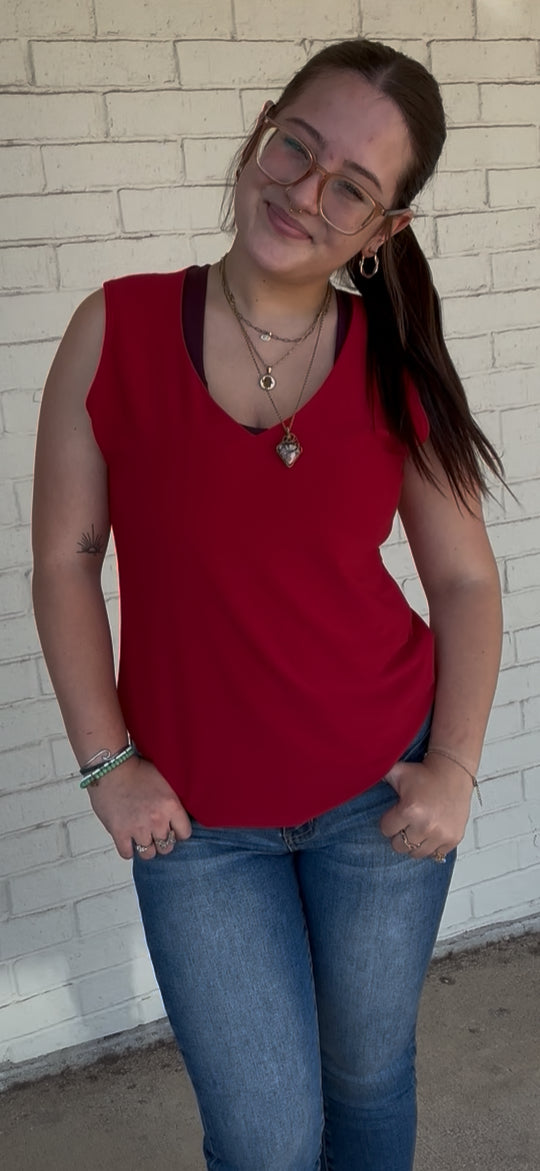Gitane Red Camisole