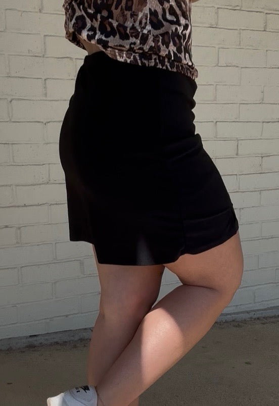 Straight Pencil Skort