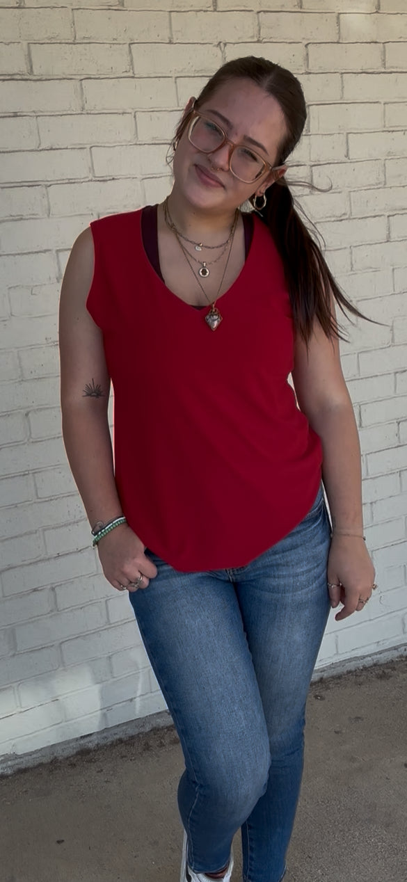 Gitane Red Camisole