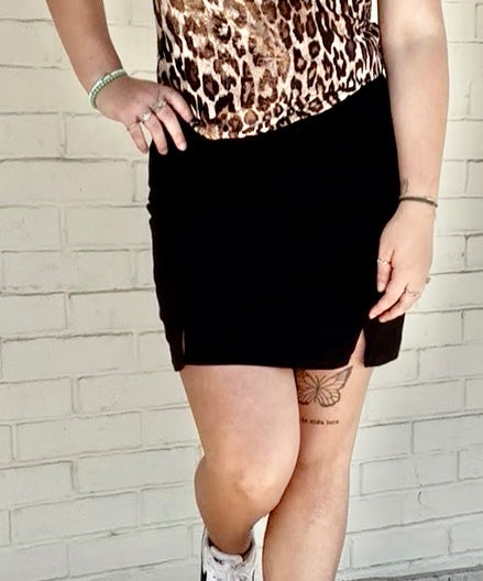 Straight Pencil Skort