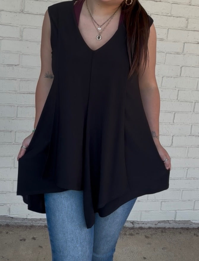 Gitane V Neck Tunic Sleveless
