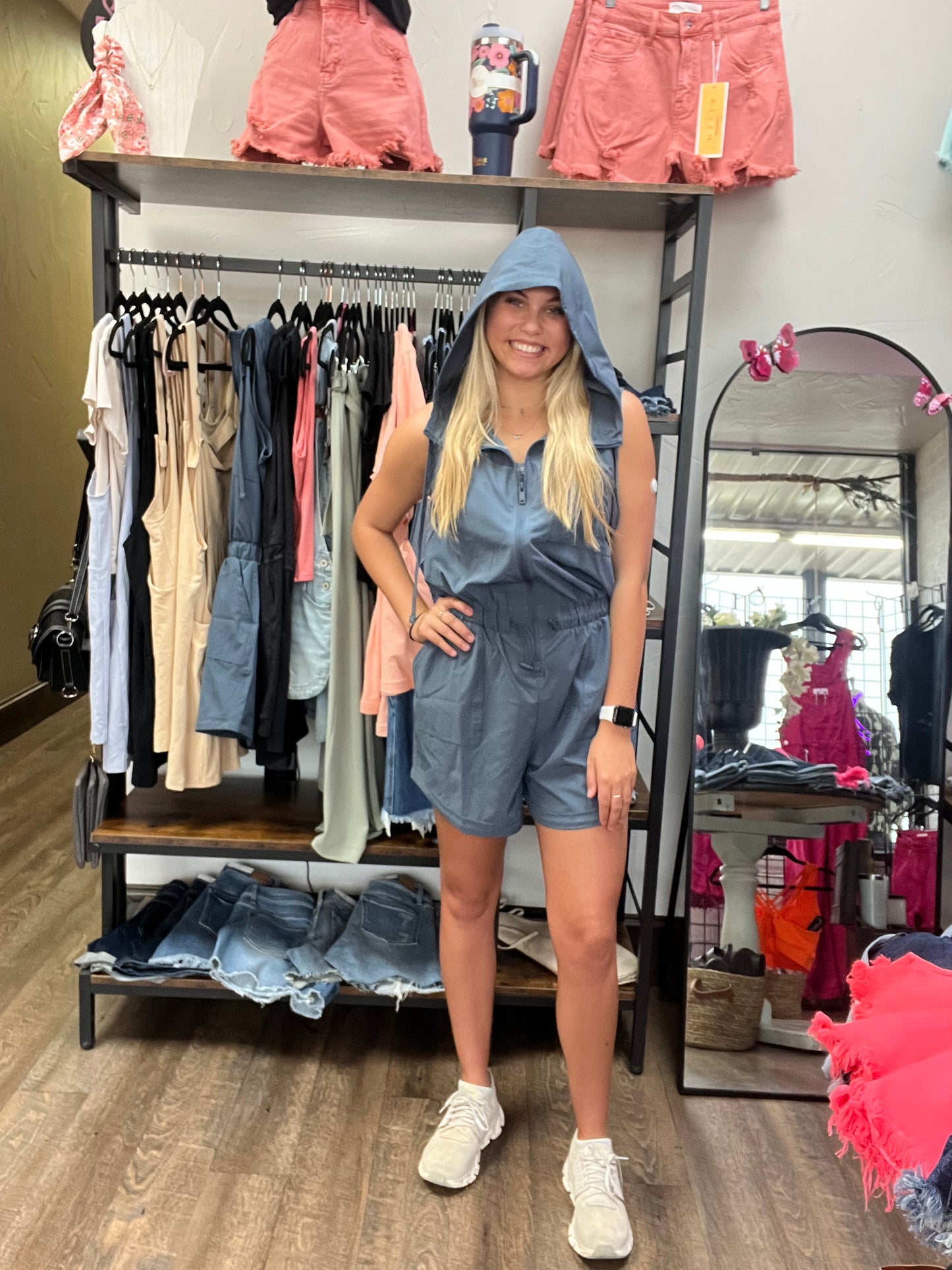 Rae Mode Adventure Romper with Hood