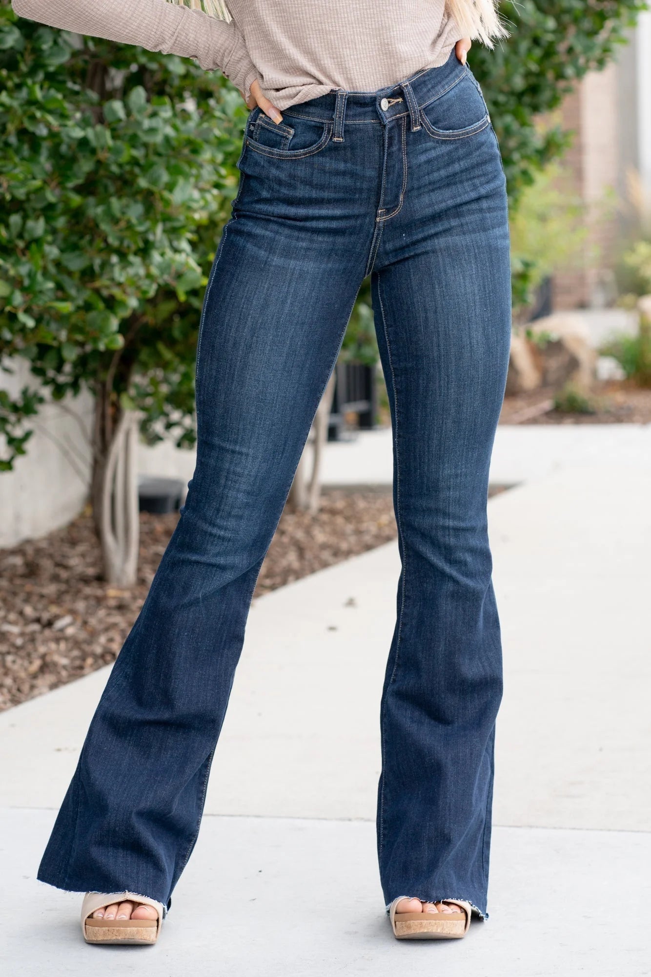HW Raw Hem Tall Flare Jean