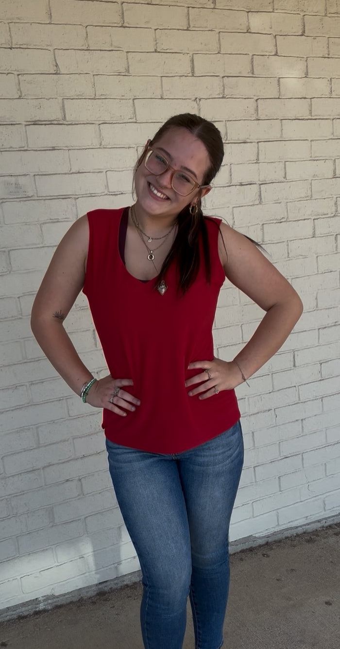 Gitane Red Camisole