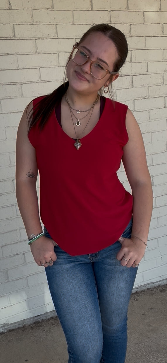 Gitane Red Camisole