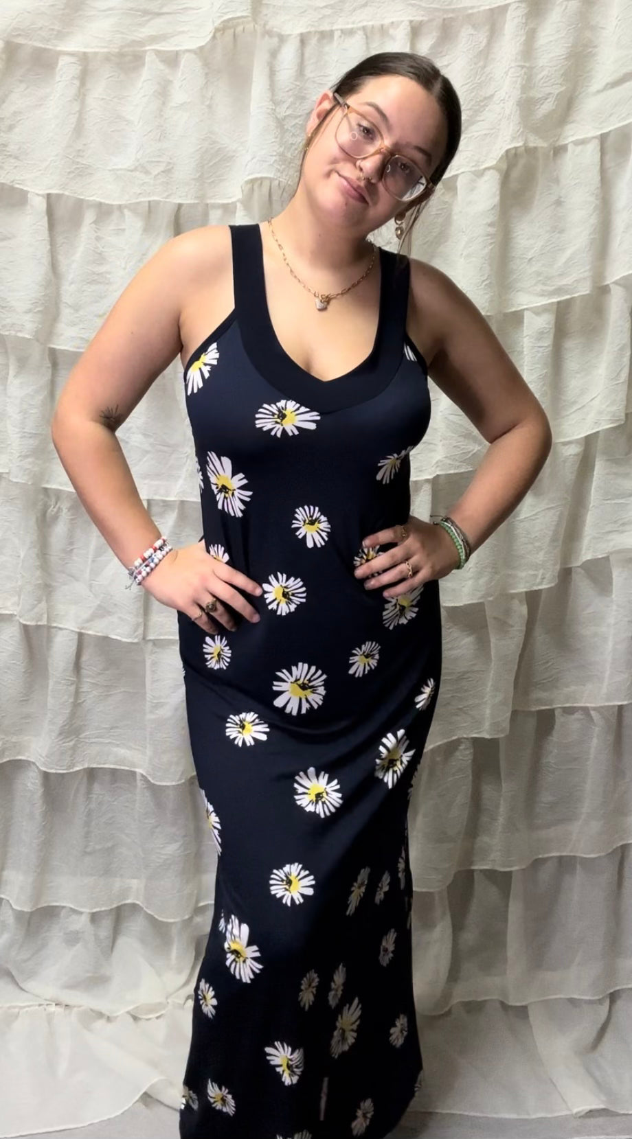 Gitane Daisy Print Maxi Dress
