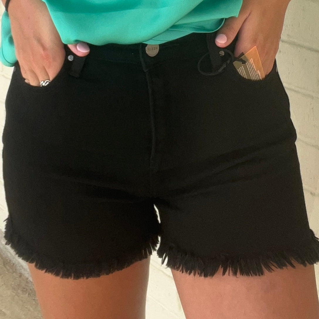 Risen High Rise Blk Short-Plus