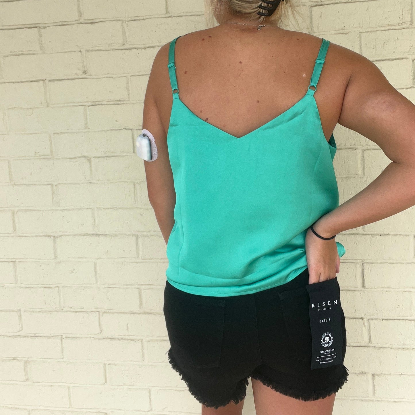 Risen High Rise Blk Short-Plus