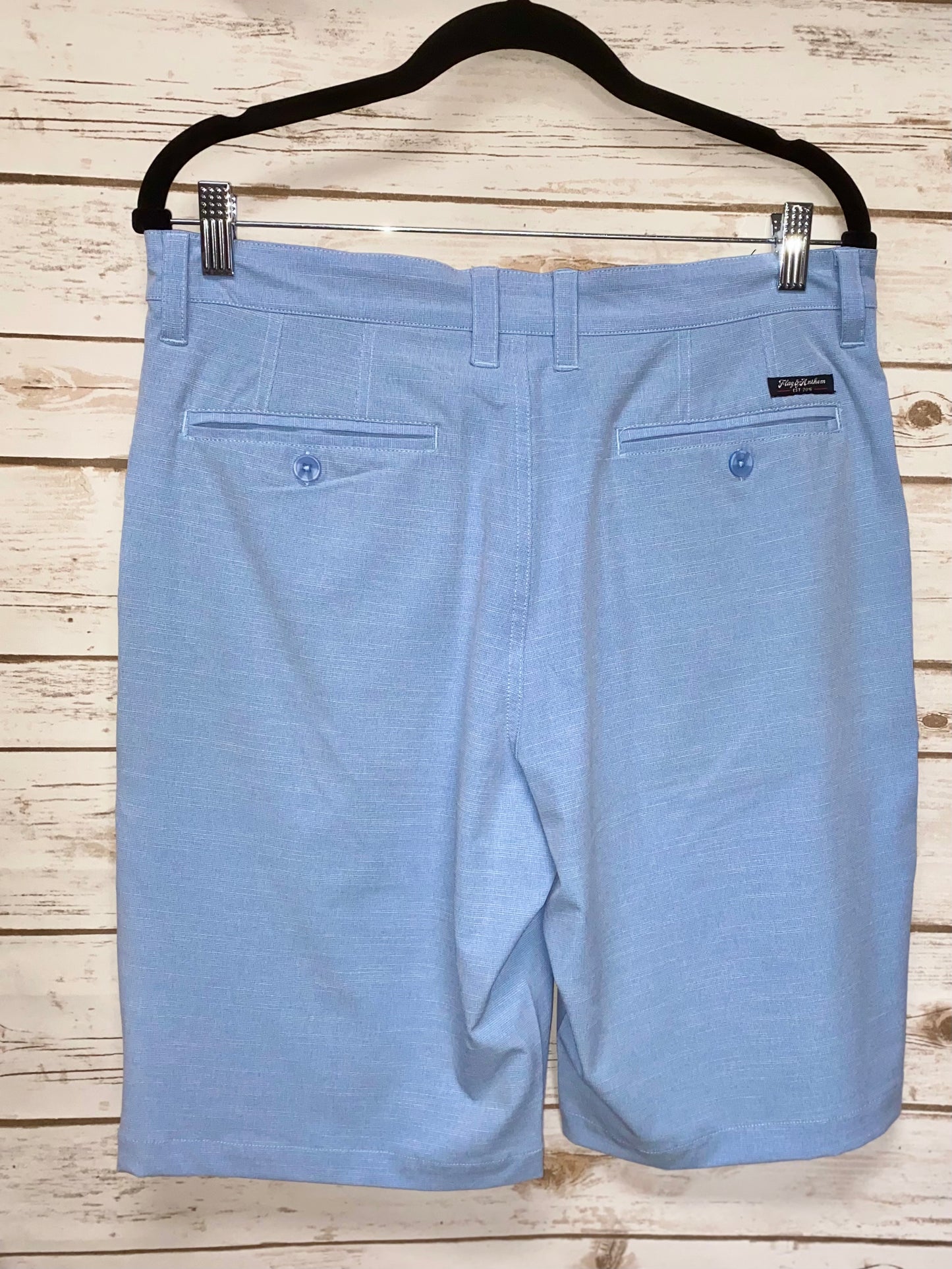 Any-Wear Stretch Slub Textured 10 Inch Short
