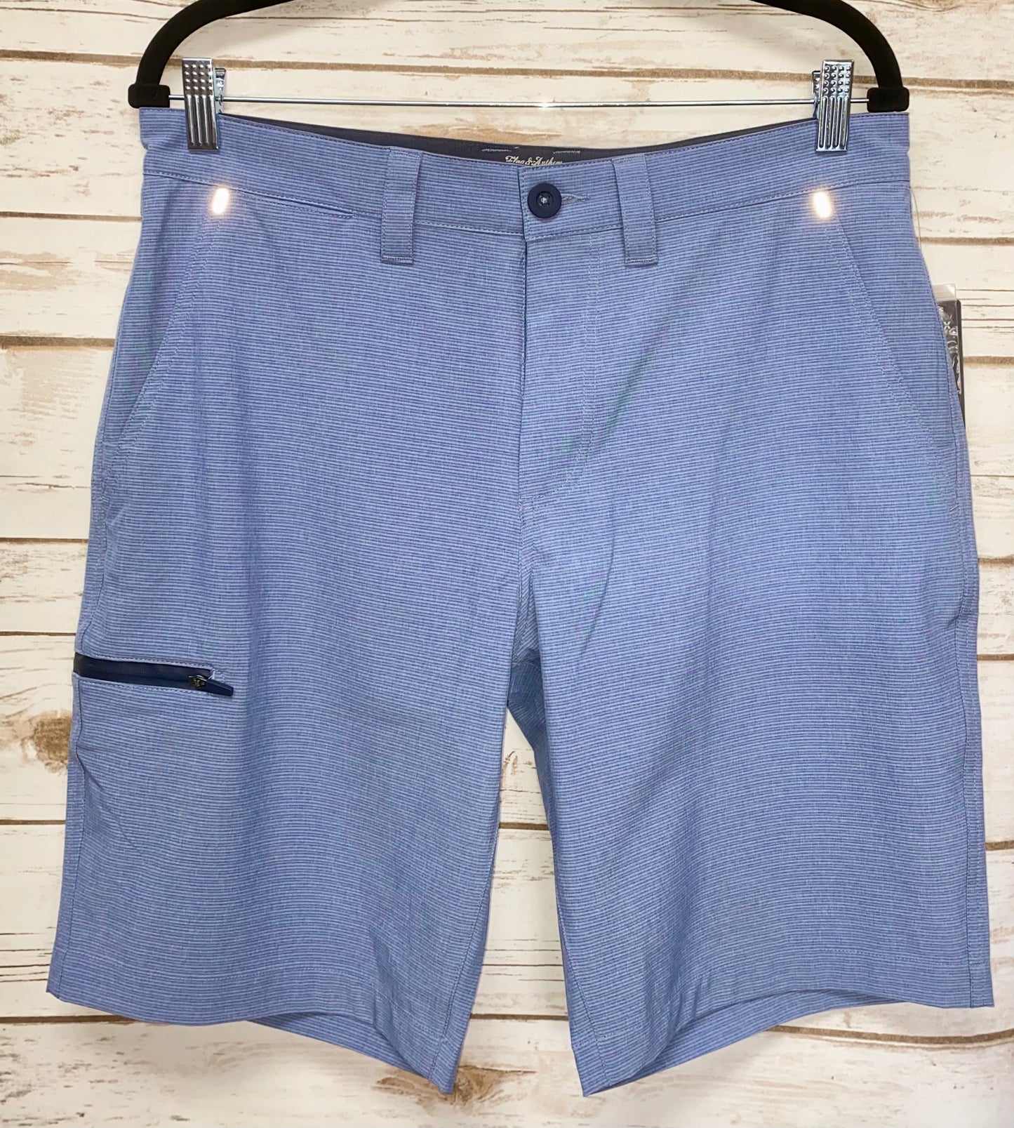 Men's Moisture-Wicking Light Blue Shorts