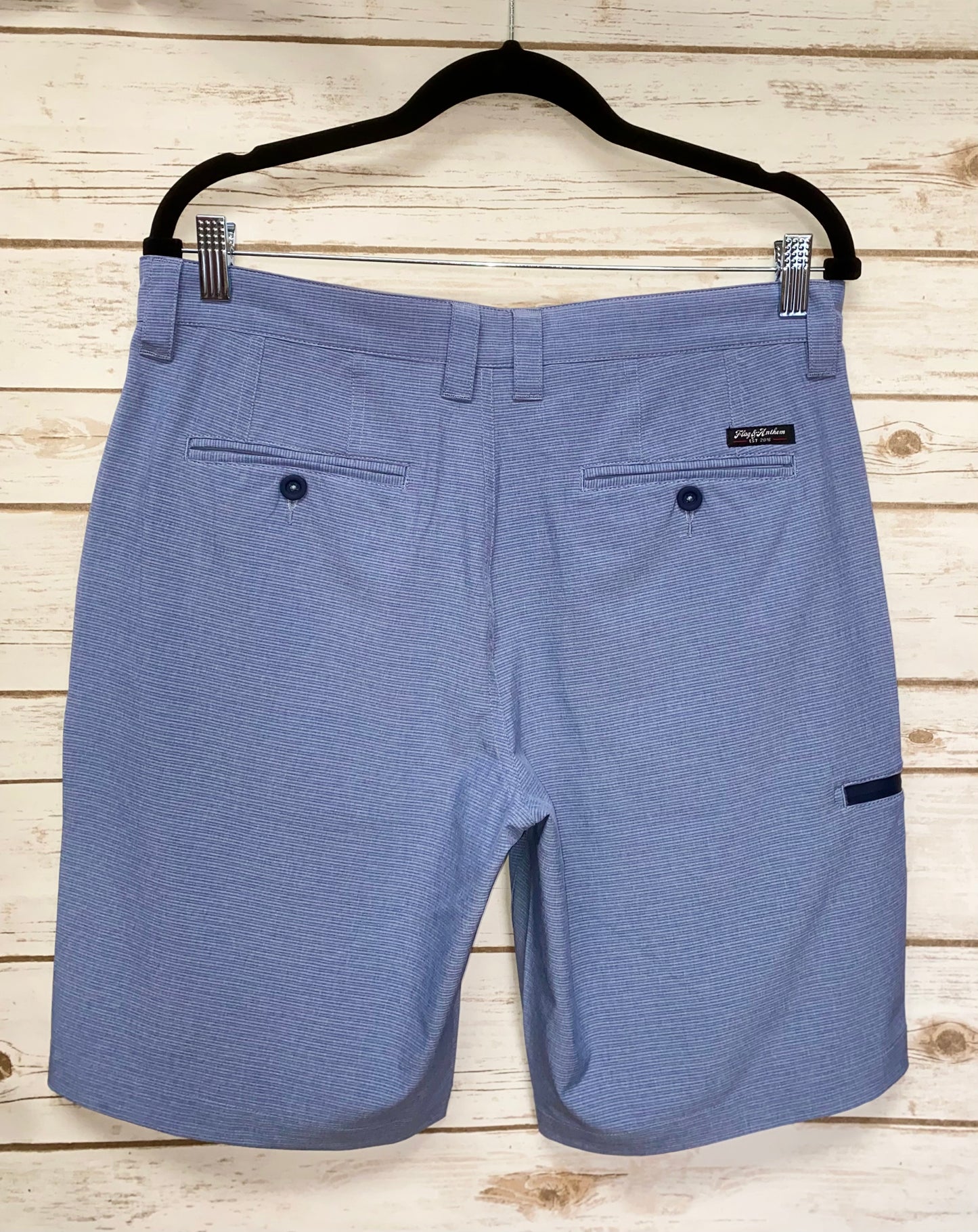 Men's Moisture-Wicking Light Blue Shorts