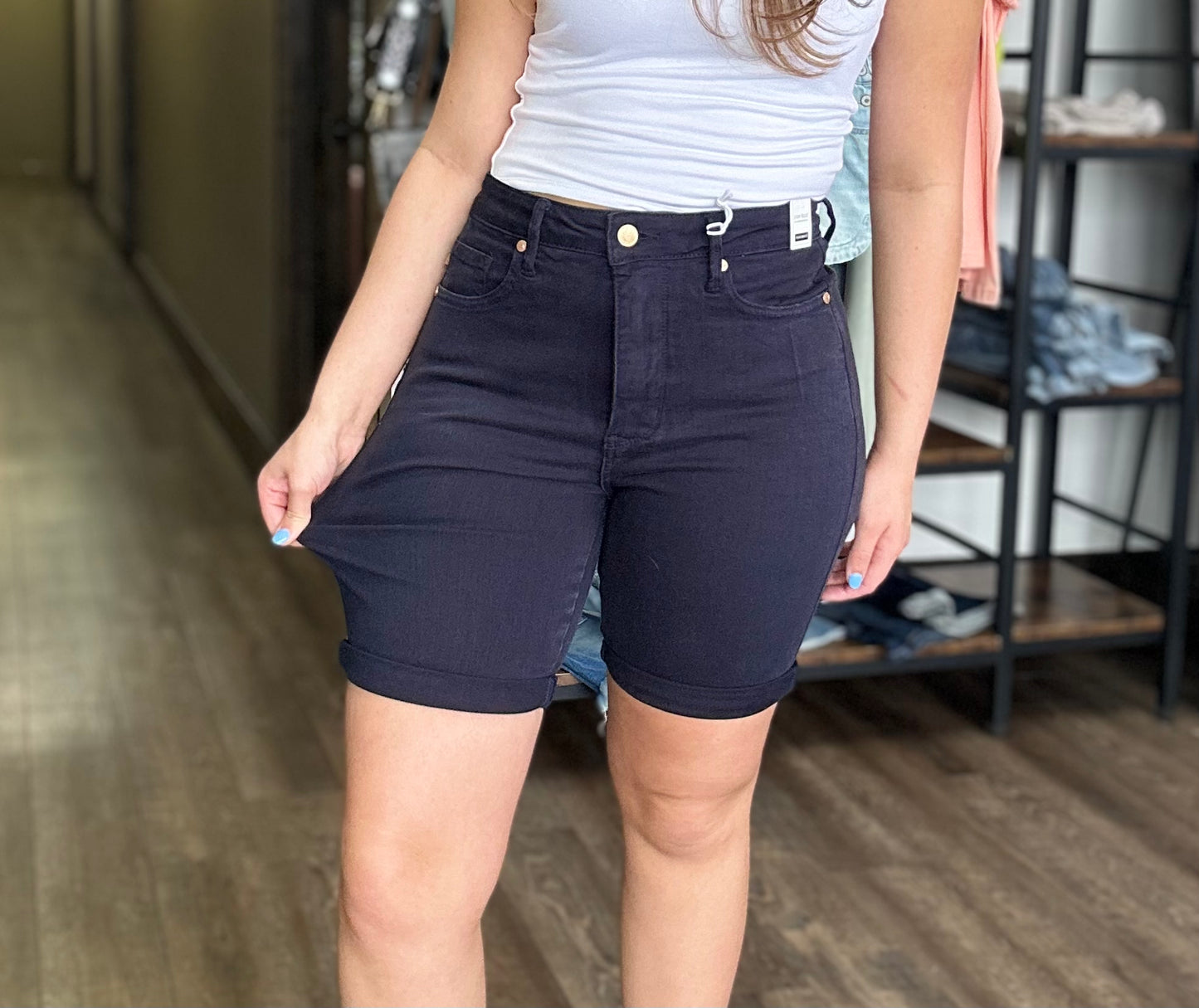 Judy Blue High Waist Bermuda Short