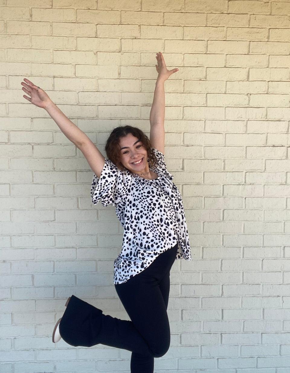 Sweet Attention Cold Shoulder Top