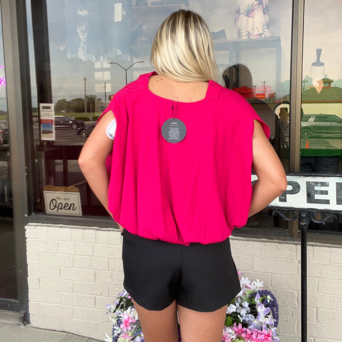 SURPLICE DRAPING TOP mittoshop