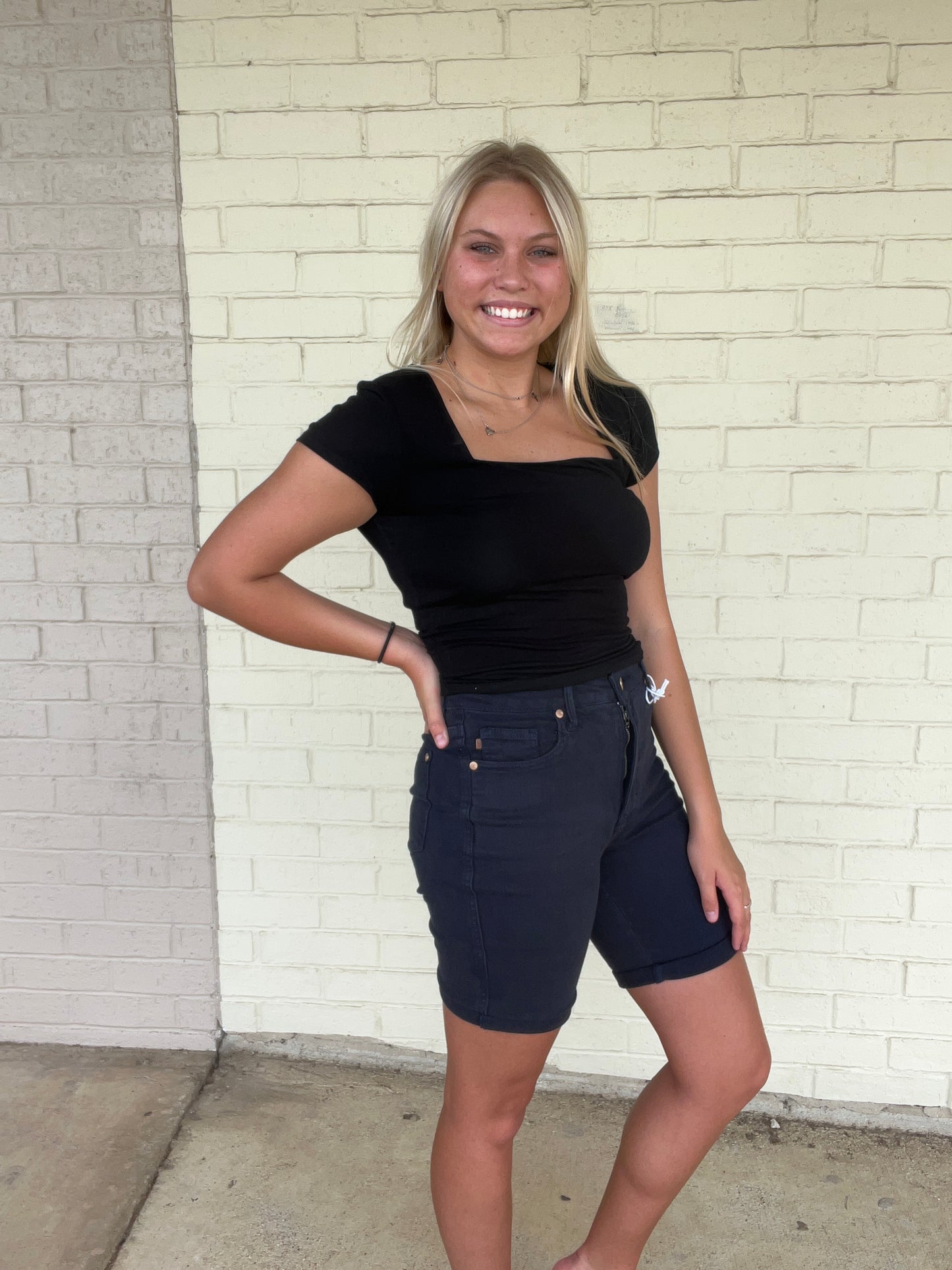 Judy Blue High Waist Bermuda Short