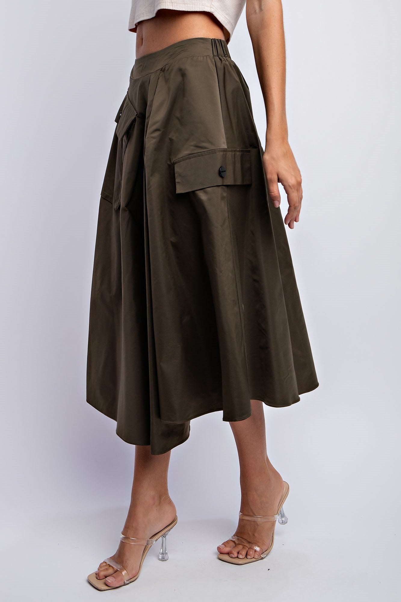 Handkerchief Midi Skirt