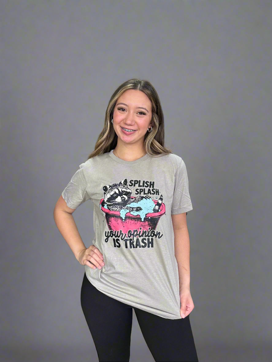 Splish Splash Raccoon Tee