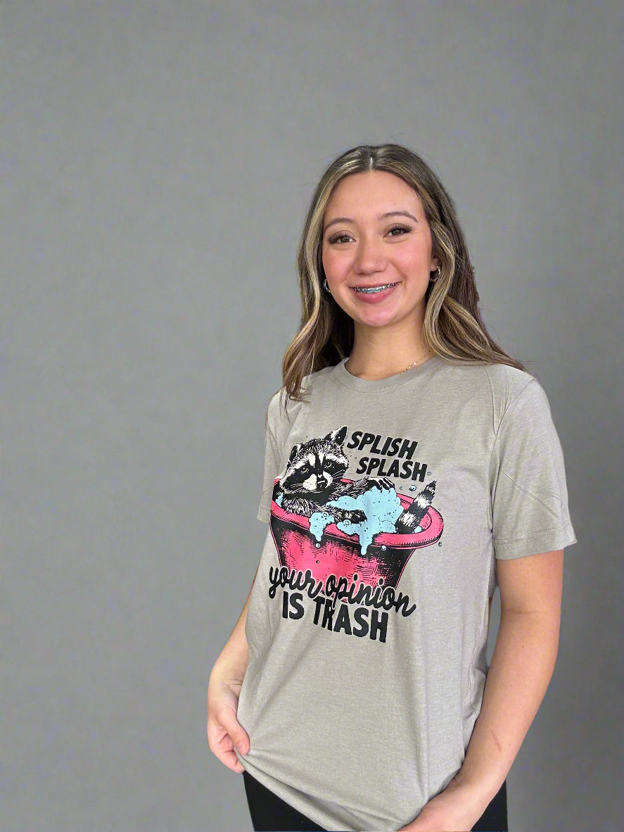 Splish Splash Raccoon Tee