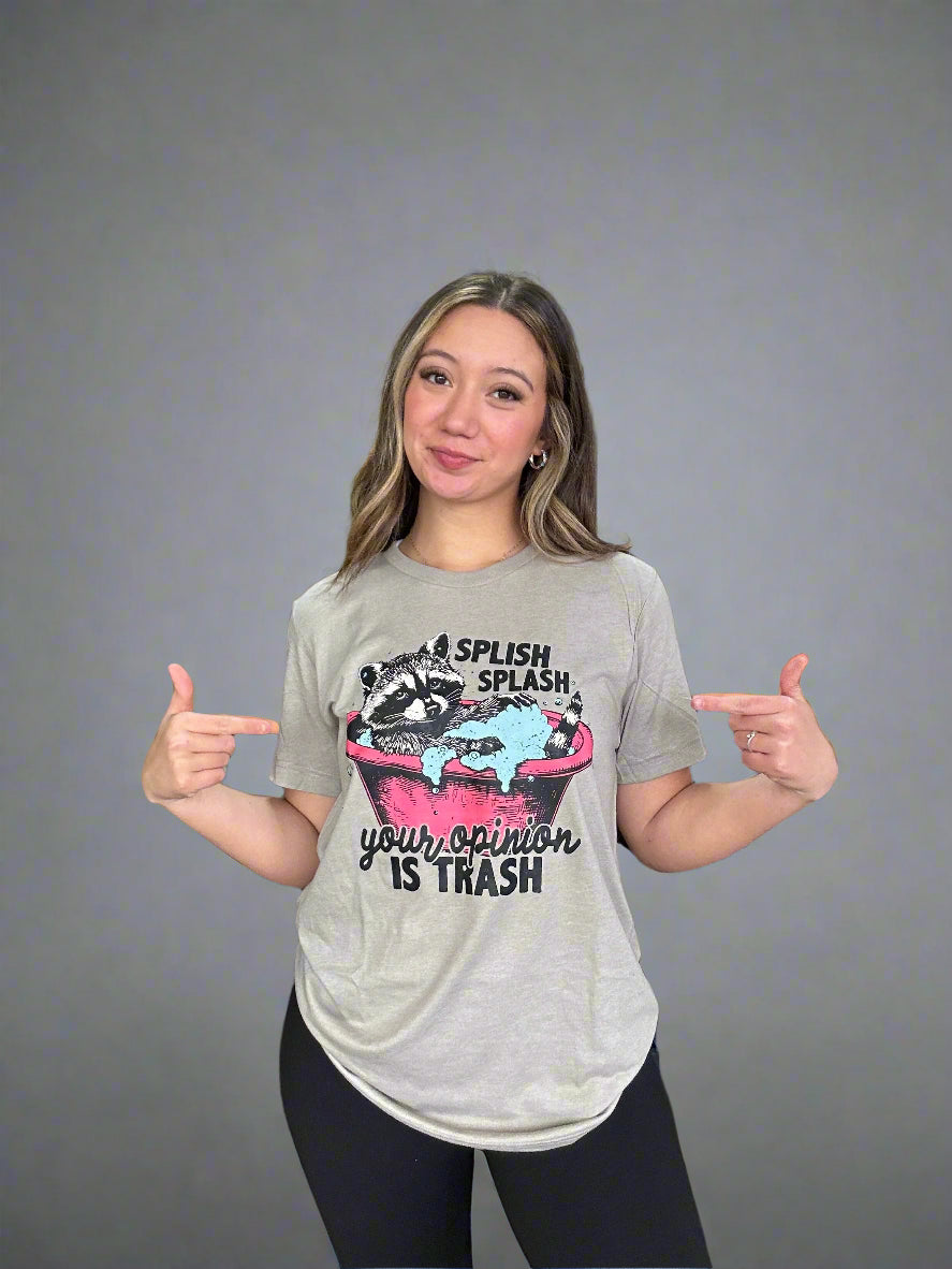 Splish Splash Raccoon Tee