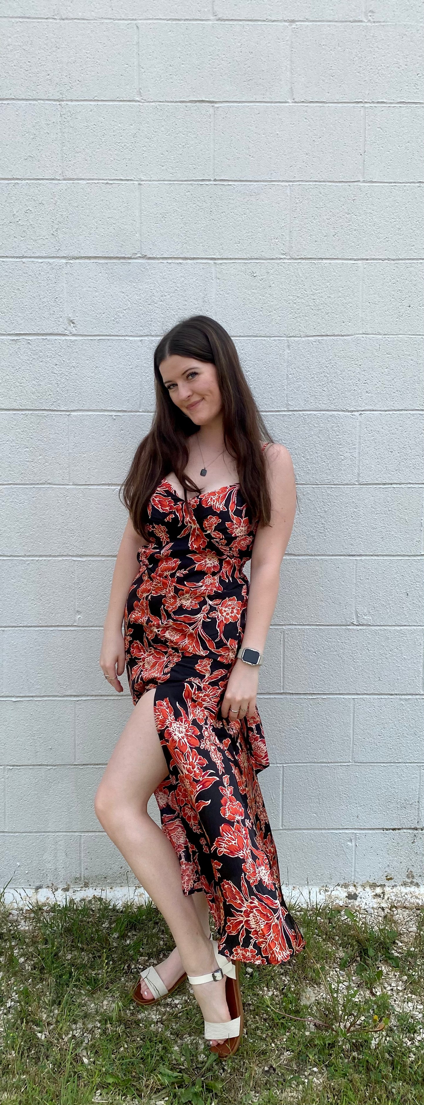 The Scarlett Satin Dress
