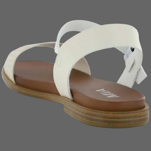 Mia Katrina Flat Sandal -Faux Python with Buckle