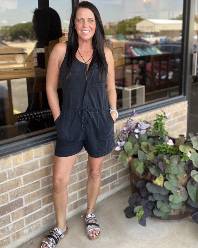 Sandwash Cotton Romper