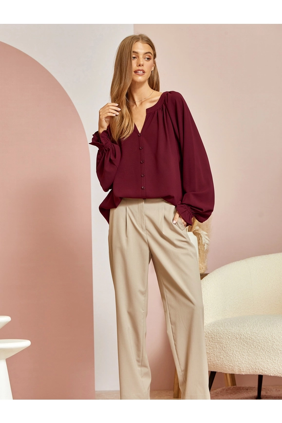 Andree' Long Sleeve Pullover SM-3XL