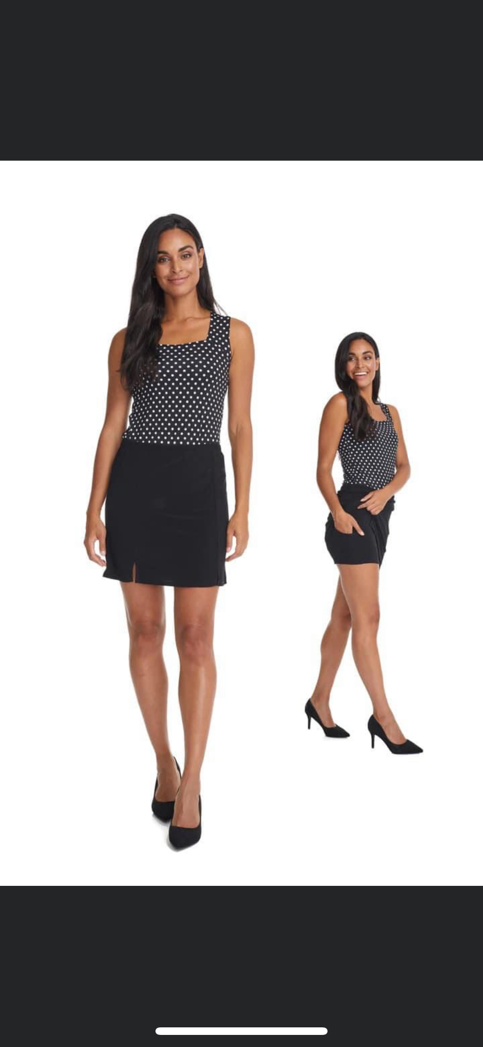 Straight Pencil Skort