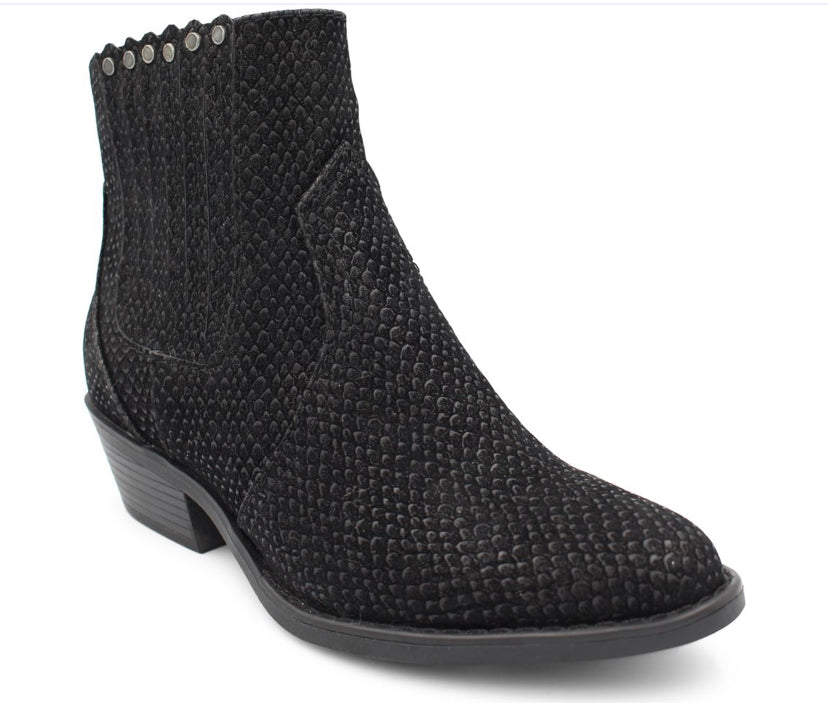 Caitlynn Black Ankle Boots