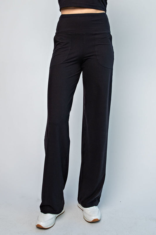 Rae Mode Butter Soft Straight Leg Yoga Pants-Straight Leg-High Waist