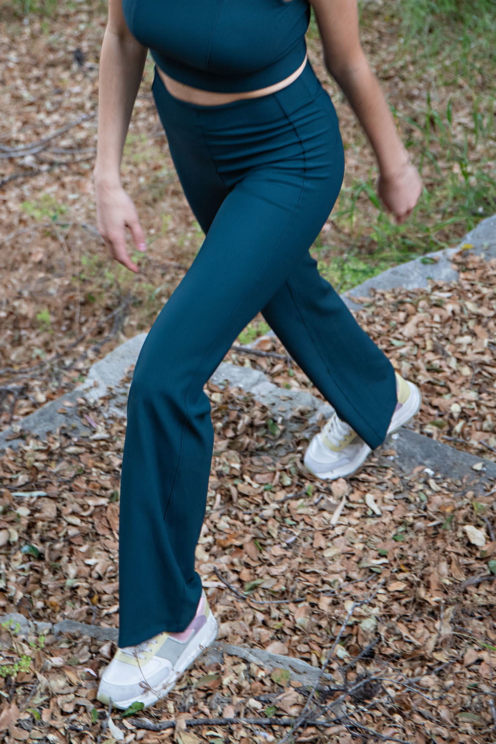 Rae Mode Rib Pintuck Leggings Pants
