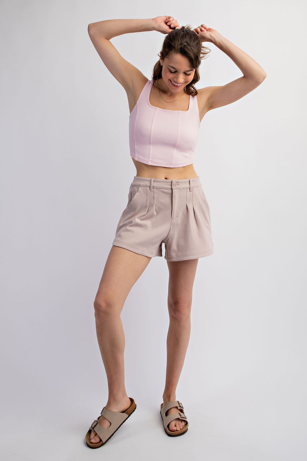 COTTON STRETCH TWILL SHORT PANT