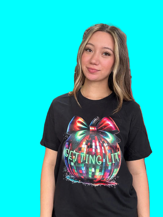 Getting Lit Pumpkin Tee Shirt