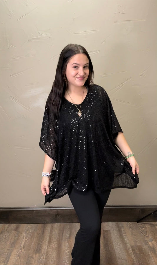 Celebrity Status Sequin Top M-2XL