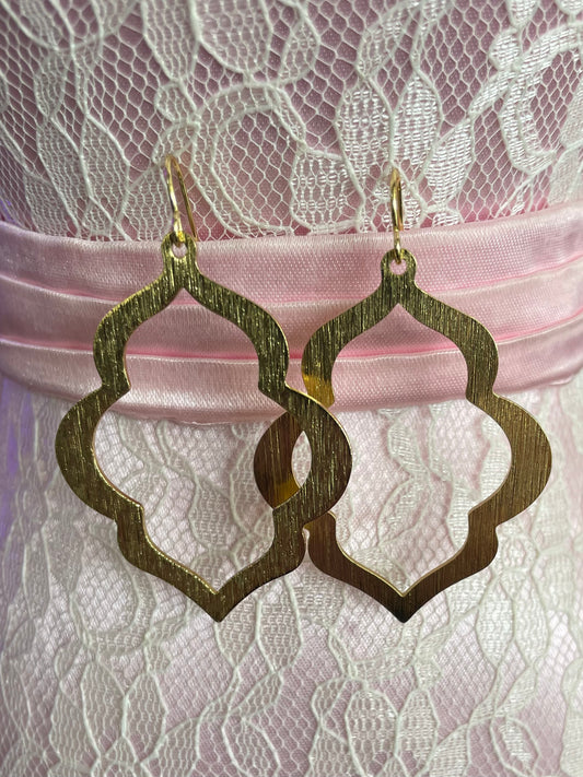 Large Textured Moroccan Earring
