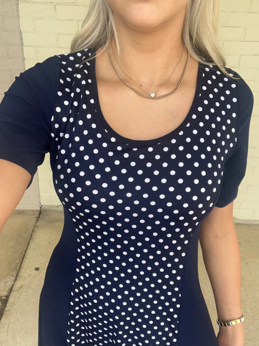 PARIS COMBO NAVY DOT- Gitane