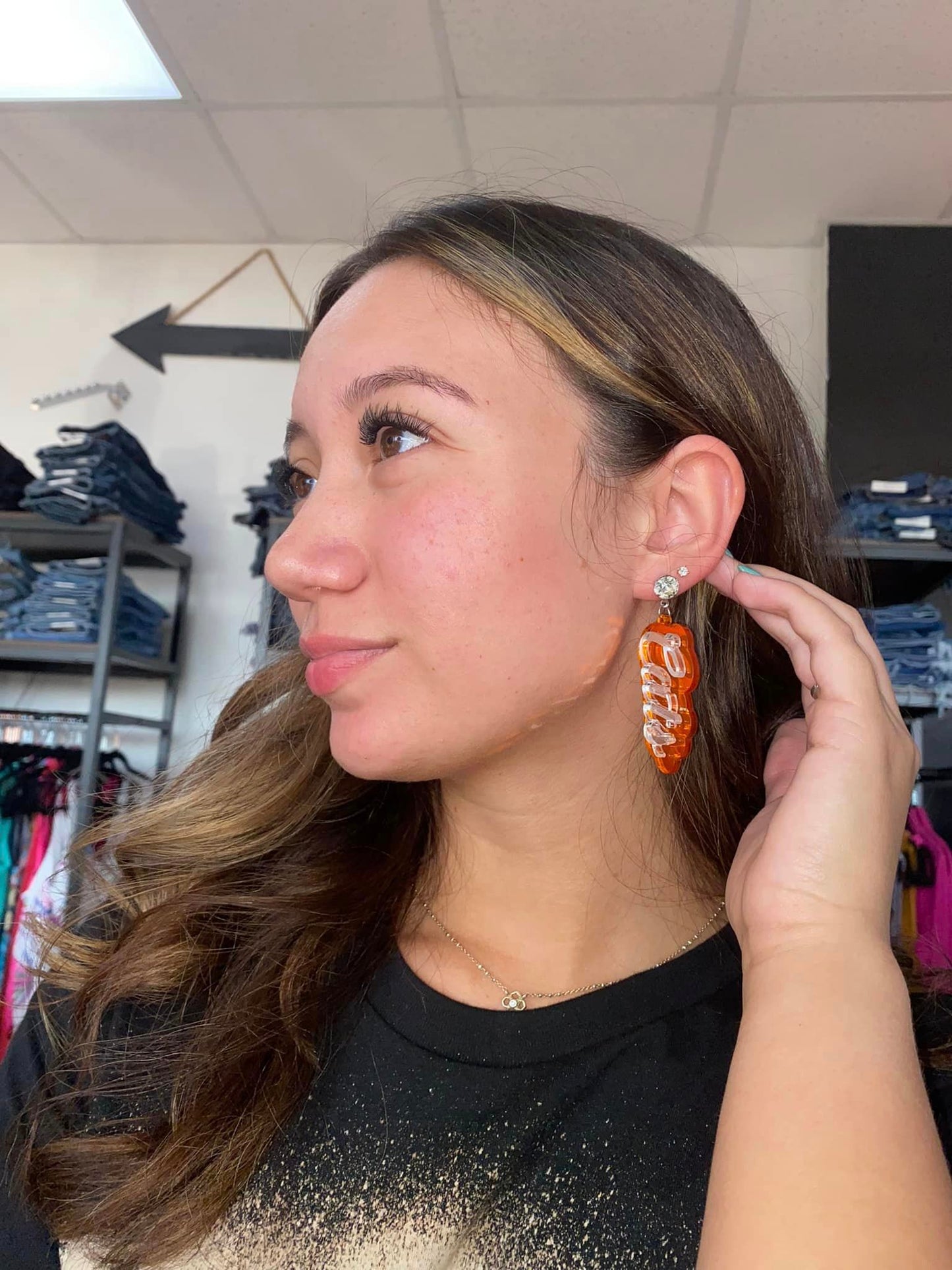 Cats Game Day Earrings