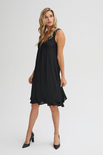 Chiffon Dress Black