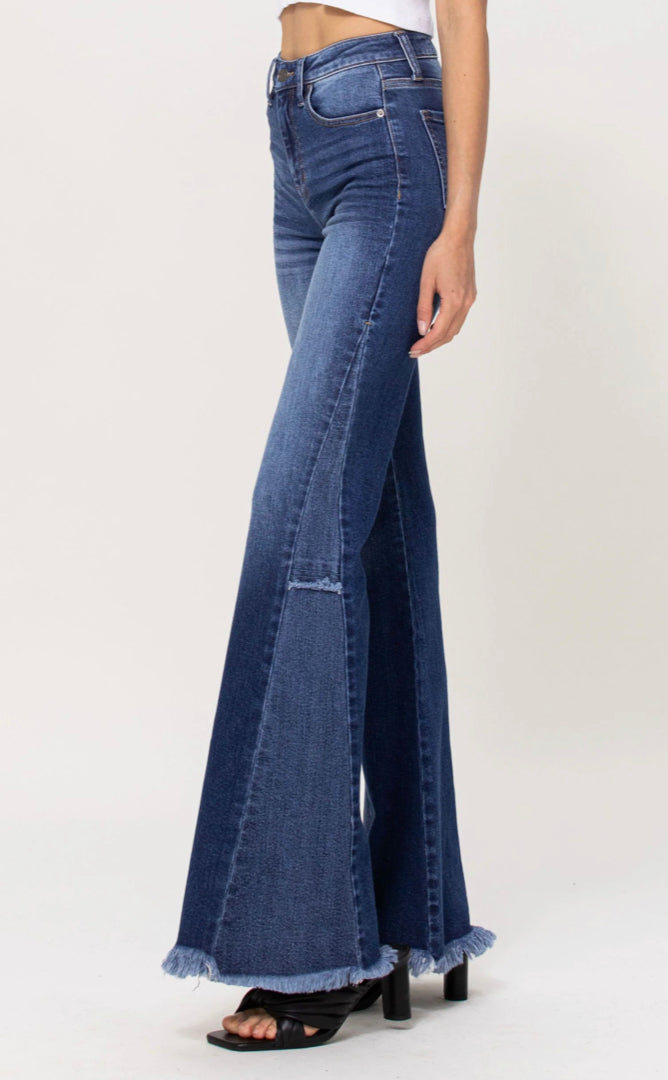 Cello High Rise Flare With Side Panel Jeans – Coyotes Boutique