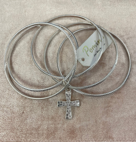 Herringbone & Cross Bangles